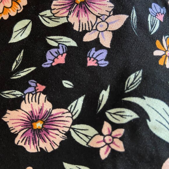 **CUPSHE** Mini Summer Dress V Neck A-Line Ruching Flared Sleeve Boho M - Picture 6 of 7